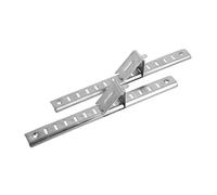 SMASOLO 2 Pièces Barres de Support pour Étagère de Réfrigérateur Acier Inoxydable Lot de Accessoires de Congélateur pour Rangement Optimal Votre Cuisine