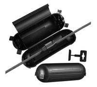 SMASOLO 2 pièces Boîte de Connexion Extérieure Étanche pour Rallonge Électrique Protection Câble Robuste Plastique Couvercle de Sol avec Griffes pour Installation Facile Lot de Boîtiers