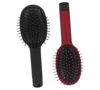 SMASOLO 2 pièces Boîte de Rangement Multifonction pour Peignes et Brosses Étui Secret Sécurisé Rouge et Noir Pratique et Portable pour Accessoires Cheveux