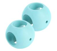 SMASOLO 2 pièces Boule de Lavage Magnétique Réutilisable Nettoyage des Vêtements sans Bouloches Élimination des Cheveux et Protégée pour Machine à Foncé