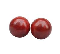 SMASOLO 2 pièces Boule de Massage Bois pour Acupression et Circulation Sanguine Balle Antistress Légère pour Exercice Manuel et Relaxation