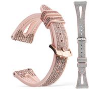 SMASOLO 2 pièces Bracelet Montre Brillant Argent Or Changement Couleur Ajustable Respirant Compatible Montres Connectées