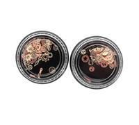 SMASOLO 2 Pièces Charms de Nail Art Steampunk Alliage avec Design de Roues Dentées Accessoires de Punk pour Décorations Diy Élévation Du