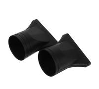 SMASOLO 2 Pièces Embouts Concentrateurs Noirs pour Sèche-cheveux Diamètre Accessoires Coiffure Haute Résistance de Remplacement pour Usage Domestique et Salon Professionnel