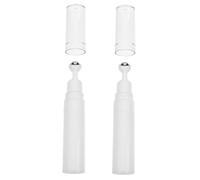 SMASOLO 2 Pièces Flacons Rechargeables pour Crème Yeux avec Massage Doux Format Portable pour Huiles Essentielles et Soins Visage
