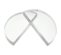 SMASOLO 2 pièces Lentille Optique Verre pour Équipement Enseignement Physique et Précise pour Expériences Lumineuses Laboratoire