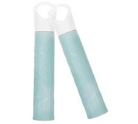 SMASOLO 2 Pièces Manche de Balai Remplacement Grip Ergonomique Bleu Embout Tube Poignée Balai pour Nettoyage Maison Réutilisable Confortable