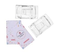 SMASOLO 2 Pièces Nail Stamping Stamp Silicone Stamper With High Elasticity For Precise DIY Manicure Nail Art Tool Set