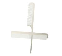 SMASOLO 2 pièces Peigne à Cheveux Acier Inoxydable de Accessoires de Coiffure Outils de Coupe pour Hommes et Femmes Pratique et Coloris Argenté