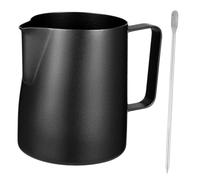 SMASOLO 2 pièces Pichet à Lait Inox avec Échelle et Stylet Latte Art Mousseur Lait pour Cappuccino Set Acier Alimentaire Sûr