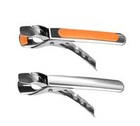 SMASOLO 2 pièces Pinces Inox Brûlure pour Bols et Assiettes Clips Maintien Chaude avec Silicone Antidérapant Lot de pour Micro Ondes et Four