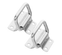 SMASOLO 2 Pièces Poignées Pliantes Acier Inoxydable Poignée Boîte Robuste et Tirage Facile pour Boîtes de Rangement Caisses Industrielles et Coffres
