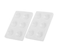 SMASOLO 2 pièces Porcelain Ceramic Spot Reaction Plate Corrosion Resistant Laboratory Tools for Chemical Testing and Analysis