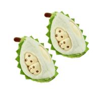 SMASOLO 2 pièces Porte-clés Peluche Fruit Kawaii Lot de Pendentifs Doux pour Sac à Dos Clés Accessoire pour Jeunes Couples et Garçon Fille
