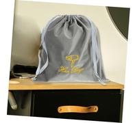 SMASOLO 2 pièces Sac de Rangement pour Sèche Cheveux Tissu Résistant Sac pour Voyage et Maison Compatible avec Plusieurs Modèles Gris Classique