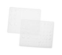 SMASOLO 2 Pièces Silicone Nail Craft Molds Heart Star Shapes Easy Demolding Nail Art Supplies For Women Manicure Design
