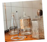 SMASOLO 2 pièces Support Sèche Bouteilles pour Carafe à Vin Égouttoir Antirouille pour Bar et Maison Séchoir Compact pour Décanteurs et Bouteilles