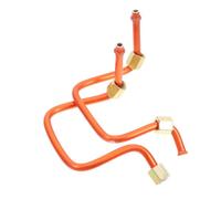 SMASOLO 2 Pièces Tube de Remplacement Aluminium pour Compresseur Air Tuyau Robuste Raccord Valve à Clapet pour Pompe à Air Installation Facile Usage Industriel et Atelier