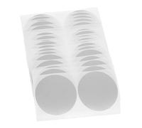 SMASOLO 20 Feuilles Autocollants à Gratter Ronds Couverture Métallique Argentée Adhésifs DIY pour Tickets Jeux de Fête et Cartes à Gratter Faciles à Utiliser et Portables