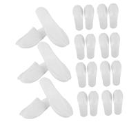 SMASOLO 20 paires Lot Pantoufles Antidérapantes pour Spa Hôtel Maison Confortables et Respirantes Légères et Pratiques pour Invités Hommes et Femmes