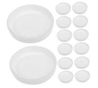 SMASOLO 20 Pièces Bouchons Plastique Rond pour Tubes Expédition Kraft Protection Solide et Installation Facile Embouts Multi-fonctions pour Tubes Art et Papier