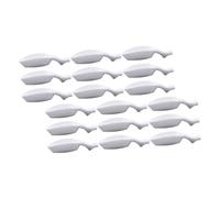 SMASOLO 20 Pièces Ink Dish With Brush Holder For Chinese Calligraphy Stable Plastic Ink Storage And Brush Rest For Watercolor Mixing And Painting Tools