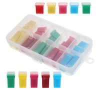 SMASOLO 20 pièces Kit de Fusibles Micro Automobile pour Protection Électrique Véhicule avec Boîte Plastique Compacte et Assortiment Complet