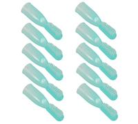 SMASOLO 20 pièces Lot de Brosses à Dents Portables Demi-doigts pour Prison Compactes et Légères Brosses Dents Voyage pour Nettoyage Buccal Facile et Hygiène Orale Détention