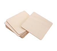 SMASOLO 20 Pièces Lot de Carré Non Traité pour Gravure et Création Supports Vierges pour Décorations et Centres de Table