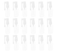 SMASOLO 20 Pièces Lot de Flacons Spray Rechargeables avec Buse Rotative Vaporisateur Parfum Transparent Compact pour Voyage Soins Peau et Maquillage