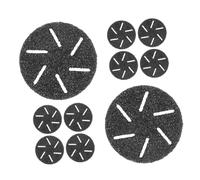 SMASOLO 20 pièces Têtes de Ponçage pour Remplacement Embouts Ponceuse Peau Morte et Ongles Accessoires pour Râpe Électrique de Soin des Disques Rotatifs pour Exfoliation et Renouvellement