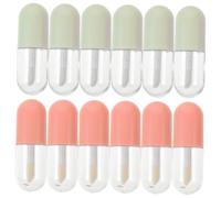 SMASOLO 20pièces Tubes Vides à Lèvres Unités de Flacons de Gloss Transparents Adaptés pour Cosmétiques Liquides sans Fuites