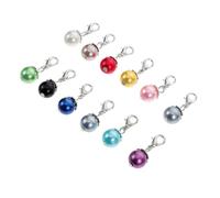 SMASOLO 24pièces Pendentif avec Fermoir Mousqueton Lot de Breloques Décoratives Forme de Homard Couleurs Assorties pour Création de Bijoux Couleur Aléatoire