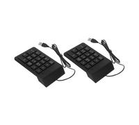 SMASOLO 2pièces Clavier Numérique USB Portable Pave Numérique Compact Touches pour Comptabilité Et Finance sur Ordinateur Portable Et Pc
