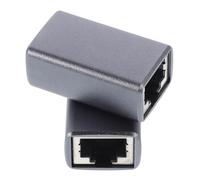 SMASOLO 2pièces Coupleur Ethernet Femelle à Femelle Adaptateur De Câble Réseau Extenseur Connecteur De Remplacement pour Stable Et