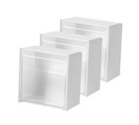 SMASOLO 3 pièces Boîte Murale de Rangement pour -tiges et Rouges à Organisateur Mural Salle de Bain Antipoussière et Résistant Gain de Place pour Accessoires de Maquillage