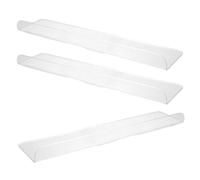 SMASOLO 3 Pièces Lot de Étagères Murales Flottantes Acrylique Transparentes Rangement Mural Solide et Résistant pour Salle de Bain Cuisine Salon Étagères de Présentation Polyvalentes