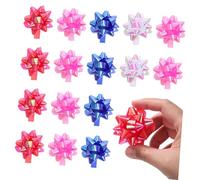 SMASOLO 30 Pièces Décoration boîte Cadeau en Ruban arcs d' de noël Décorations de Noël pour Cadeau l'animal de Compagnie
