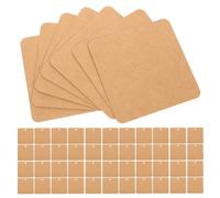 SMASOLO 300 Pièces Cartes Affichage Broches Papier Kraft Marron Lot pour Présentation et Rangement Épingles de Revers Cartes Emballage Bijoux Durables et Personnalisables