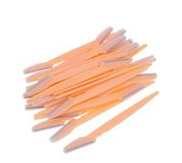 SMASOLO 30pièces Rasoirs à Sourcils Acier Inoxydable Portables Lot De Outil De Maquillage De Forme Compacte Facile à Nettoyer