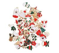 SMASOLO 38 Pièces Pendentifs Alliage de Noël Décoratifs DIY pour Bijoux Accessoires Variés pour Bracelets Colliers et Boucles Doreilles Suspensions pour Fêtes et