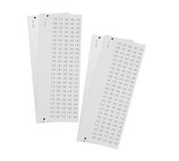 SMASOLO 4 Feuilles Étiquettes Autocollantes Numérotées Miniatures pour Vernis à Ongles Adhésives Visibles Résistantes pour Organisation et des