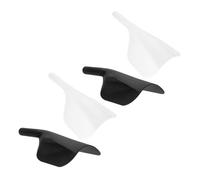 SMASOLO 4 Pièces Cagoule Pour Visage Protection La Laque Protection Pour Maquillage Du Visage Tablier De Coiffeur