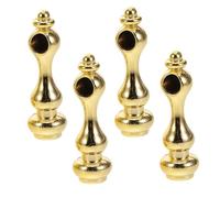 SMASOLO 4 Pièces Capuchon de Poteau Métallique pour Railing de Connecteur Décoratif pour Armoire à Vin Chariot de Service