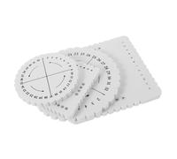 SMASOLO 4 pièces Disques de de Corde Kit DIY Bracelet Macramé Rond et Carré et Réutilisable Outils de Fabrication Manche