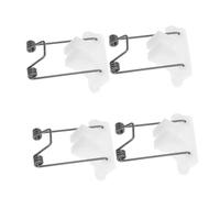 SMASOLO 4 Pièces Kit de Réparation Tondeuse à Cheveux DIY avec Guide de Lame Antidérapant Bloc de Guidage et Ressort Blanc pour Trimmer Électrique Stabilité et Précision de Coupe