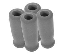 SMASOLO 4 Pièces Lot de Poignées de Canne Antidérapantes Mousse pour Personnes Âgées Coussinets de Remplacement Confortables et Durables Accessoires pour Béquilles et Cannes de Marche