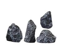 SMASOLO 4 pièces Micro Paysage Rocaille Artificielle de Résistante Décoration Miniature Réaliste pour Jardin Bonsai Table à Thé Accessoire Ornement