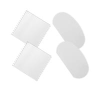 SMASOLO 4 Pièces Racloirs à Sculpture Acier Inoxydable Dentelés pour Modelage Argile DIY Outils de Poterie Polyvalents pour Gravure et Formation