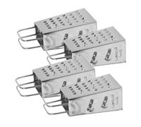 SMASOLO 4 pièces Râpe à Fromage Faces Acier Inoxydable avec Manche Ergonomique Outil Multifonction pour Cuisine Maison Compacte et Facile à Utiliser